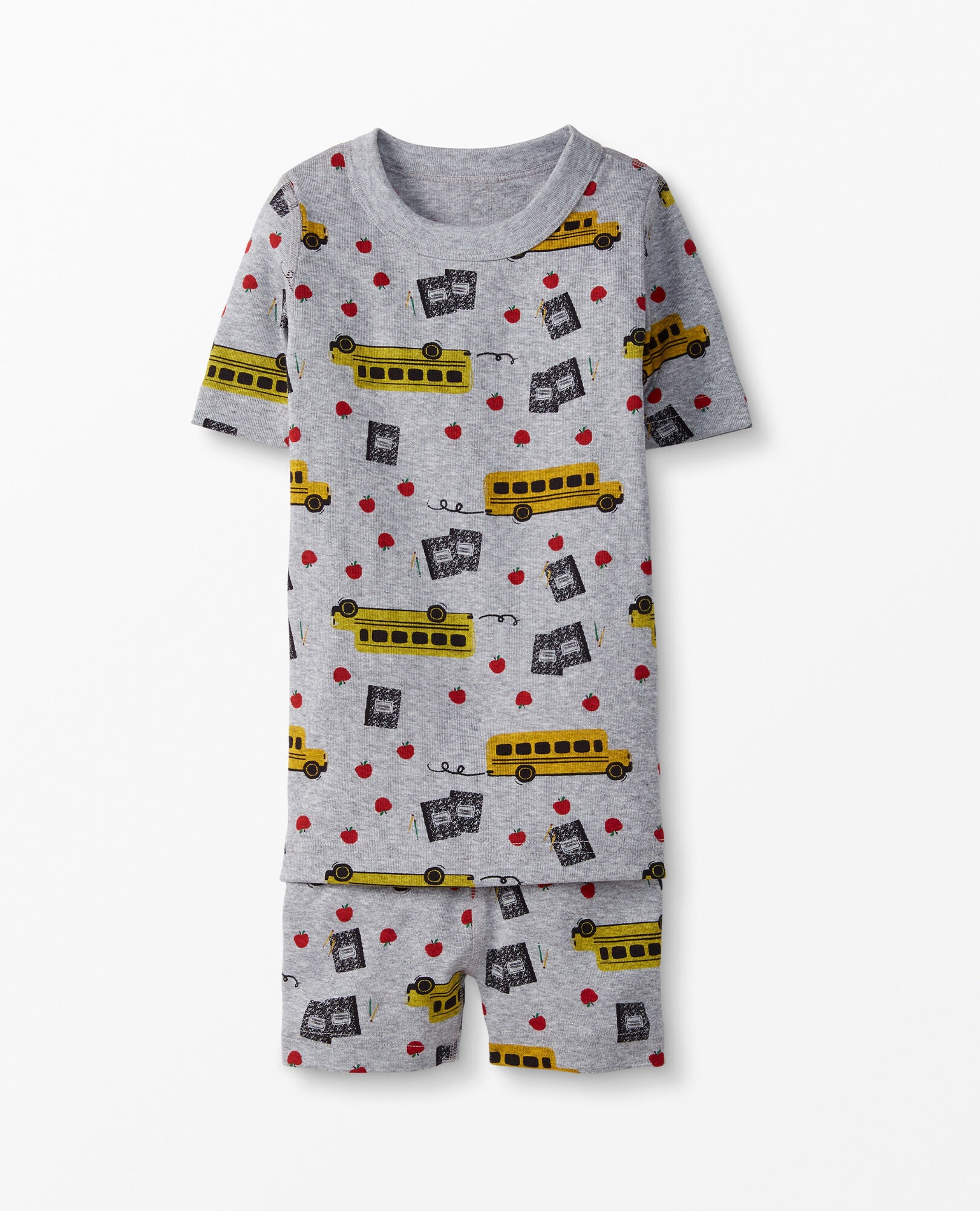Hanna Andersson 90 3T Boys Pajamas Short John Organic Cotton NEW Yellow Stripe 3