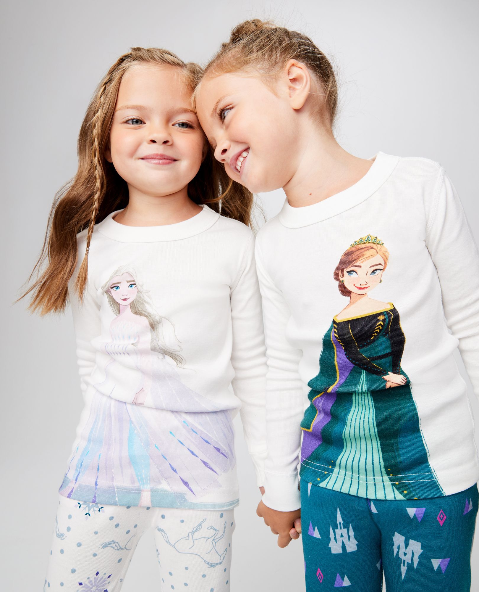 Kids Disney Frozen 2 Long John Pajama Set