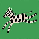 Sleeveless Playground Dress with Pockets in Roaming Zebras - swatch