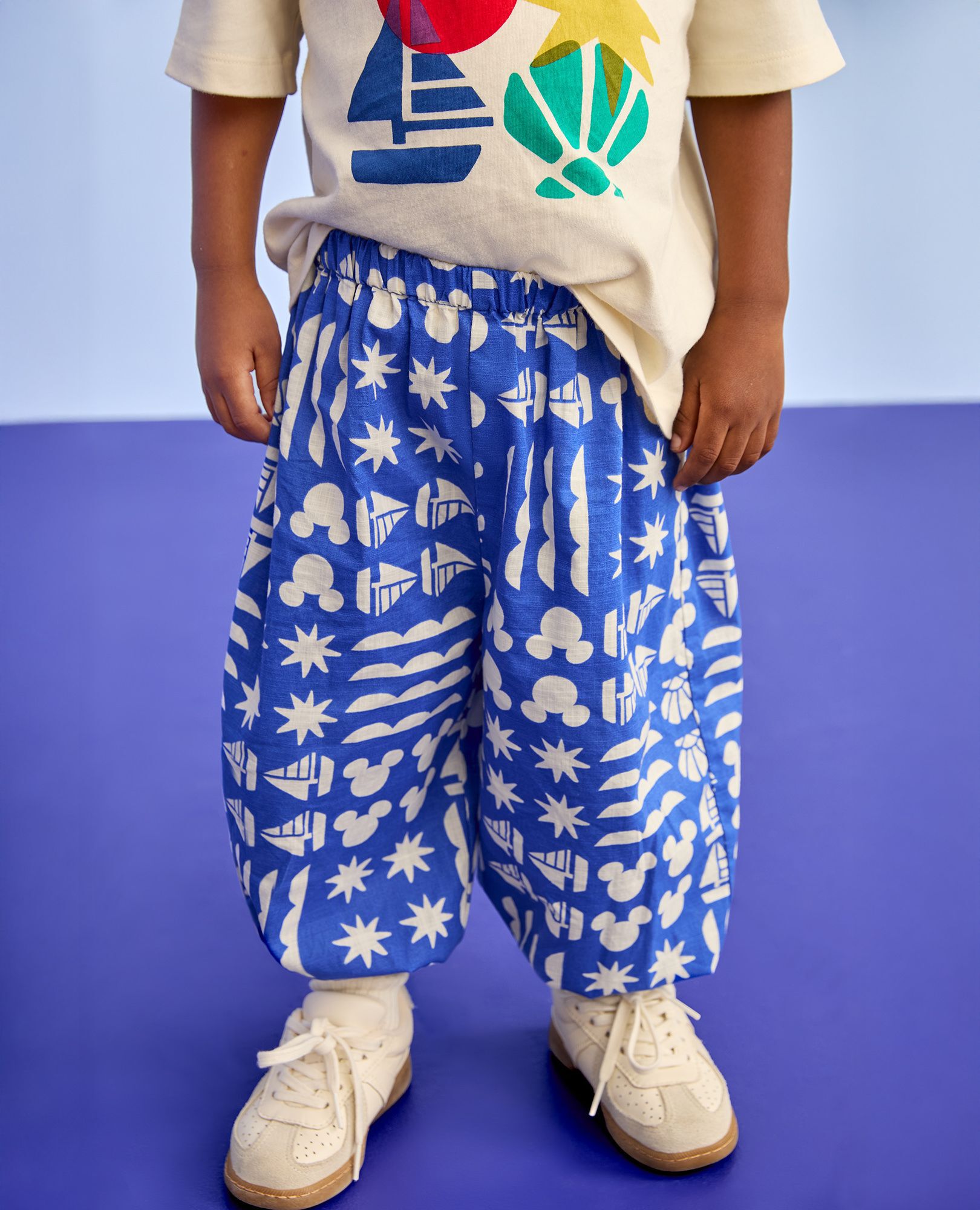 Disney Mickey Mouse Poplin Parachute Pants | Hanna Andersson