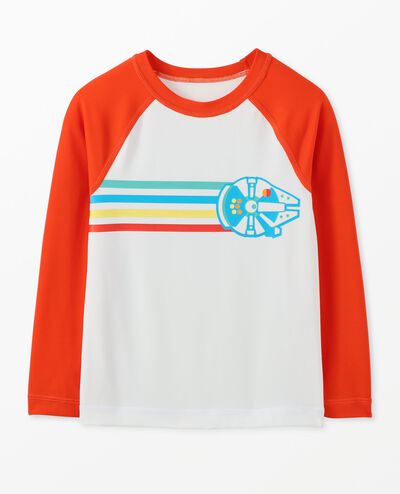 KU Star Wars May the Fourth LS Rashguard in Star Wars Millennium Falcon Graphic - main