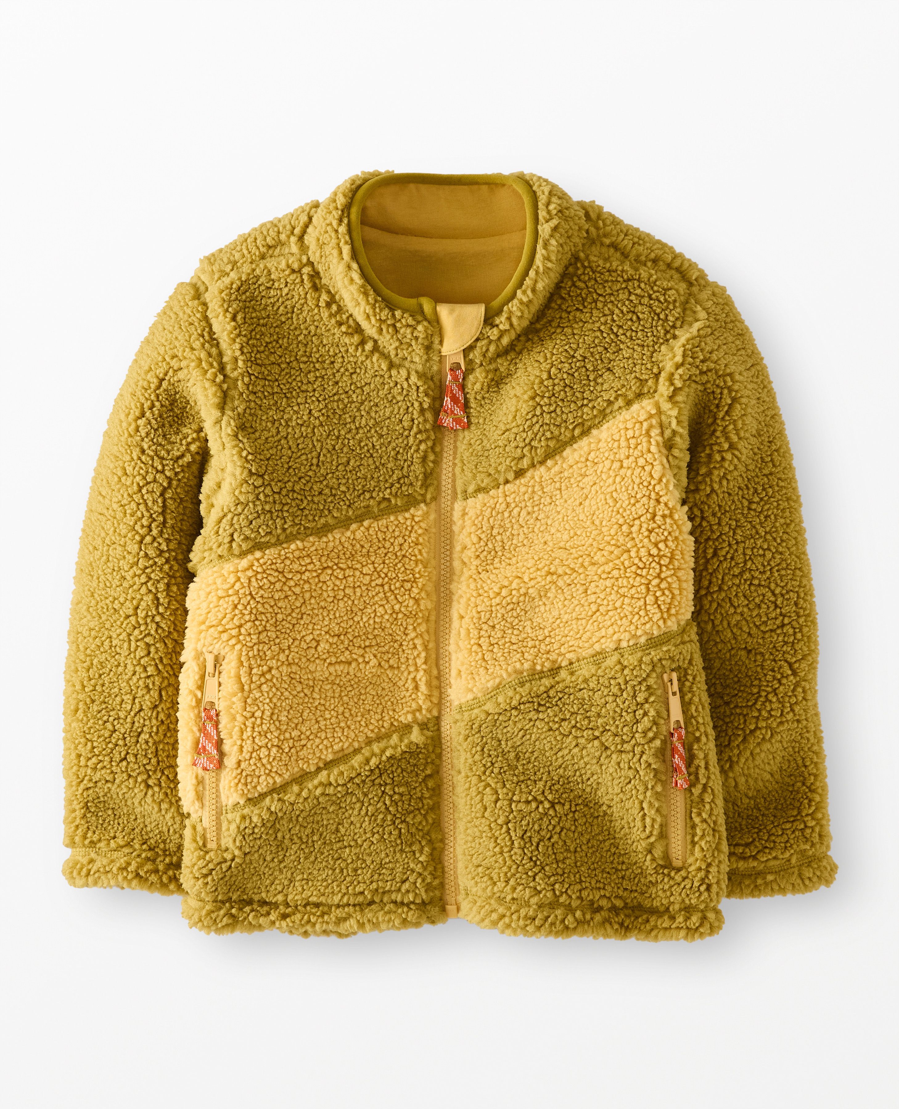 Faux Shearling Jacket in Tapenade - main