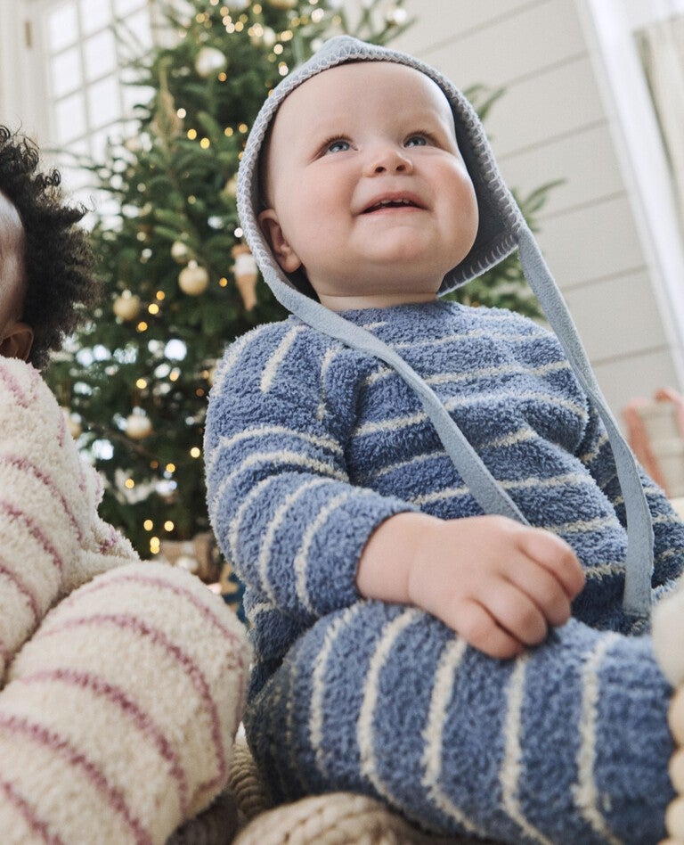 KNITTED PANTS IN RECYCLED POLYESTER, NEWBORN