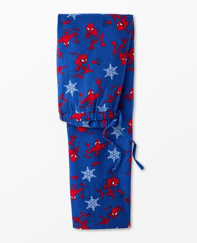 Adult Marvel Spider-Man Holiday Flannel Pajama Pants in Spider-Man on Deep Blue Sea - main