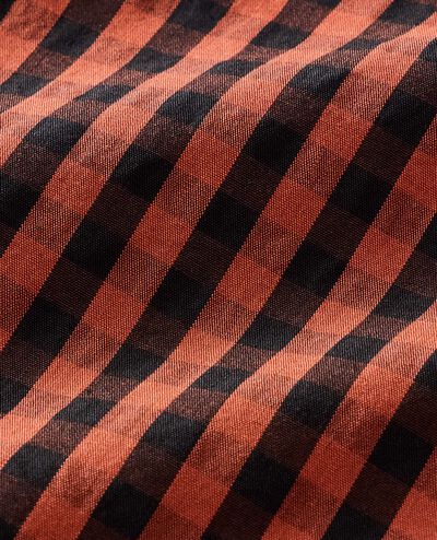 Adult Poplin Pajama Pants in Amber Wood Gingham - main