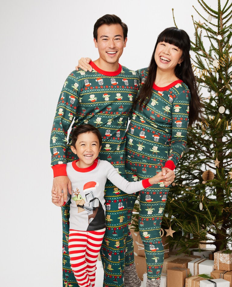 Star Wars™ Grogu Holiday Matching Family Pajamas​ in  - main