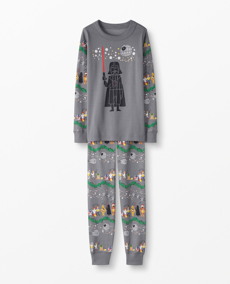 Star Wars™ Long John Pajamas In Organic Cotton in Star Wars Carolers Darth Vader - main