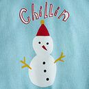 Holiday French Terry Graphic Sweatshirt in Chillin - swatch
