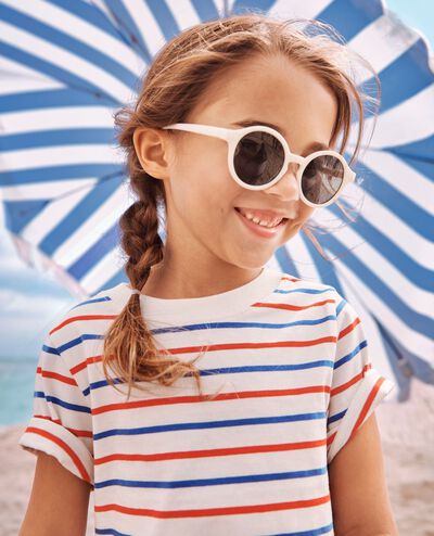 Classic Fit Striped T-Shirt in RWB Stripe - main