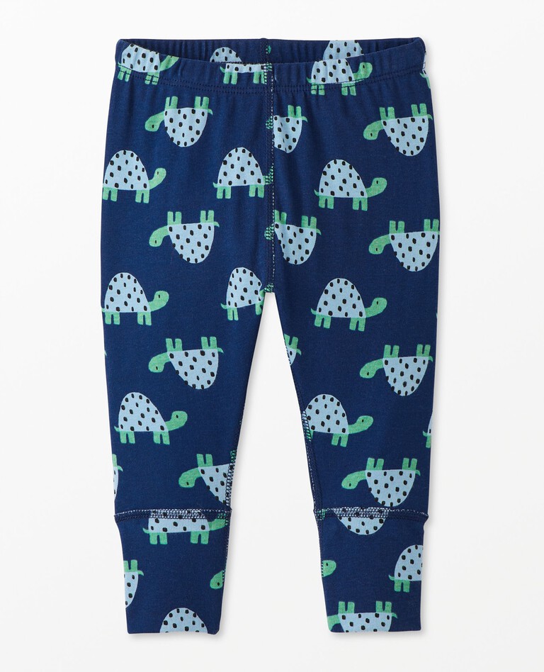 Baby Wiggle Pant in Tank the Turtle on Navy - main