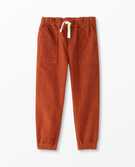 Corduroy Joggers in Amber Woods - main