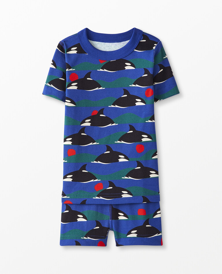 Short John Pajama Set in Orcas - main