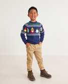 Holiday Sweater in Navy Blue - main