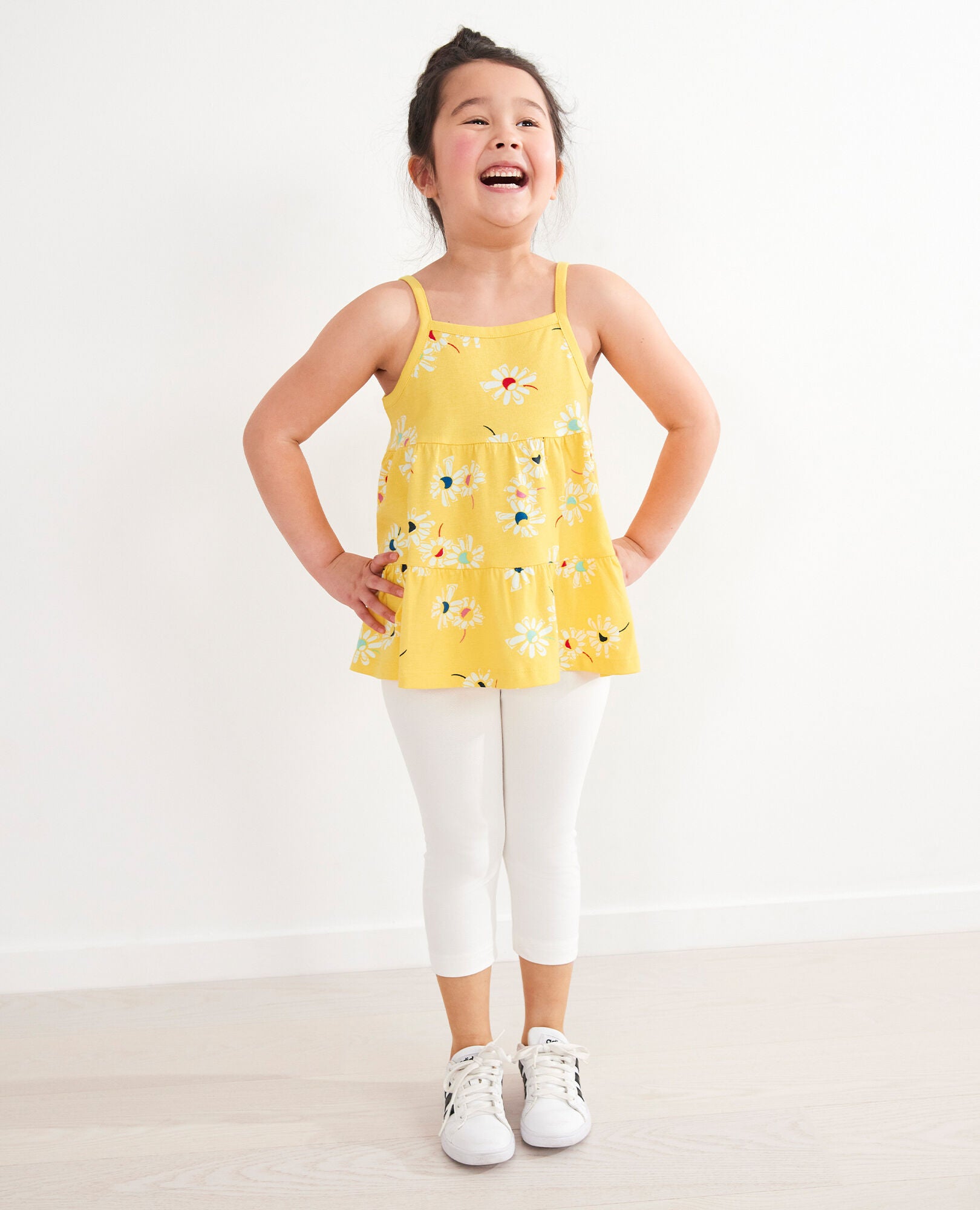 Little girl capri top leggings