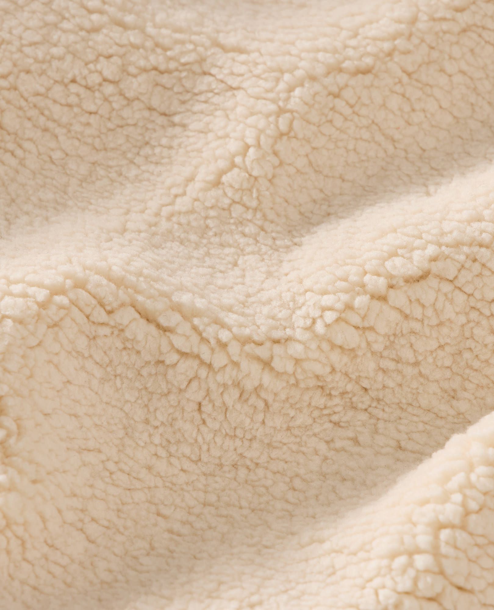 Faux Shearling French Terry Hoodie in Mountain Peaks on Black - main