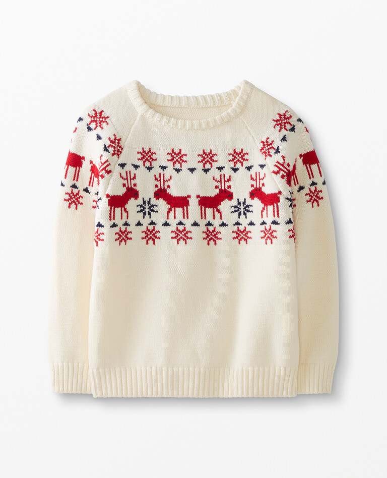 Holiday Sweater in Ecru - main