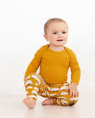 Baby Bodysuit In Organic Cotton in Soft Black - main