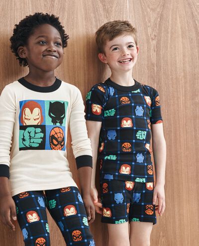 Marvel Avengers HannaJams™ Pajama Set in Checker Marvel - black - main