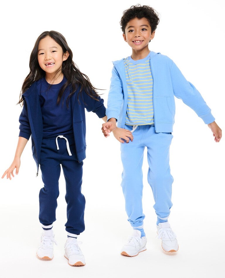 BLUE HOODIE IN FRENCH TERRY, CHILD