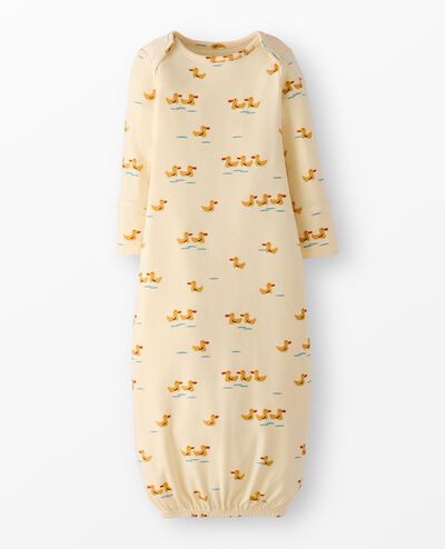 HannaSoft™ Stretch Sleep Gown in Ducks on Almond Oil - main