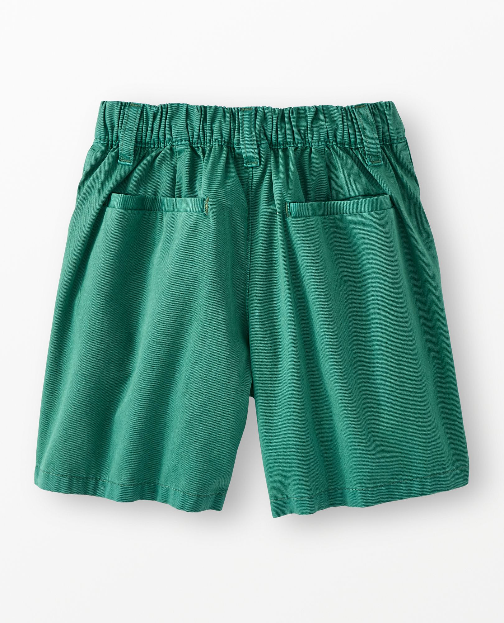 Twill Shorts in Bottle Green - main