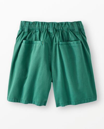 Twill Shorts in Bottle Green - main