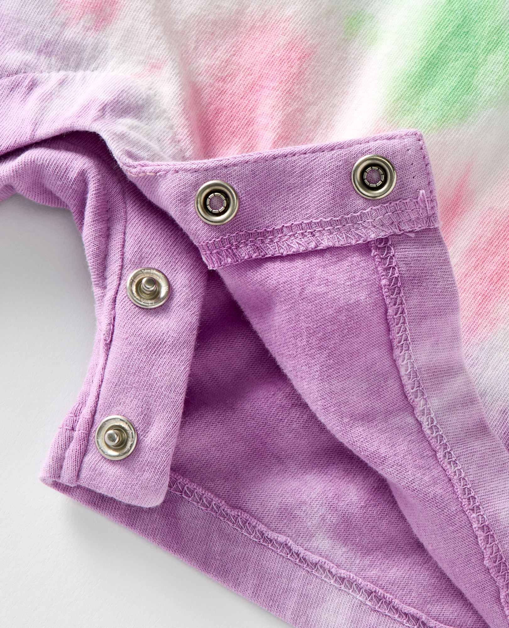 Baby Oversized Tie-Dye Romper in Multi Tie Dye - main