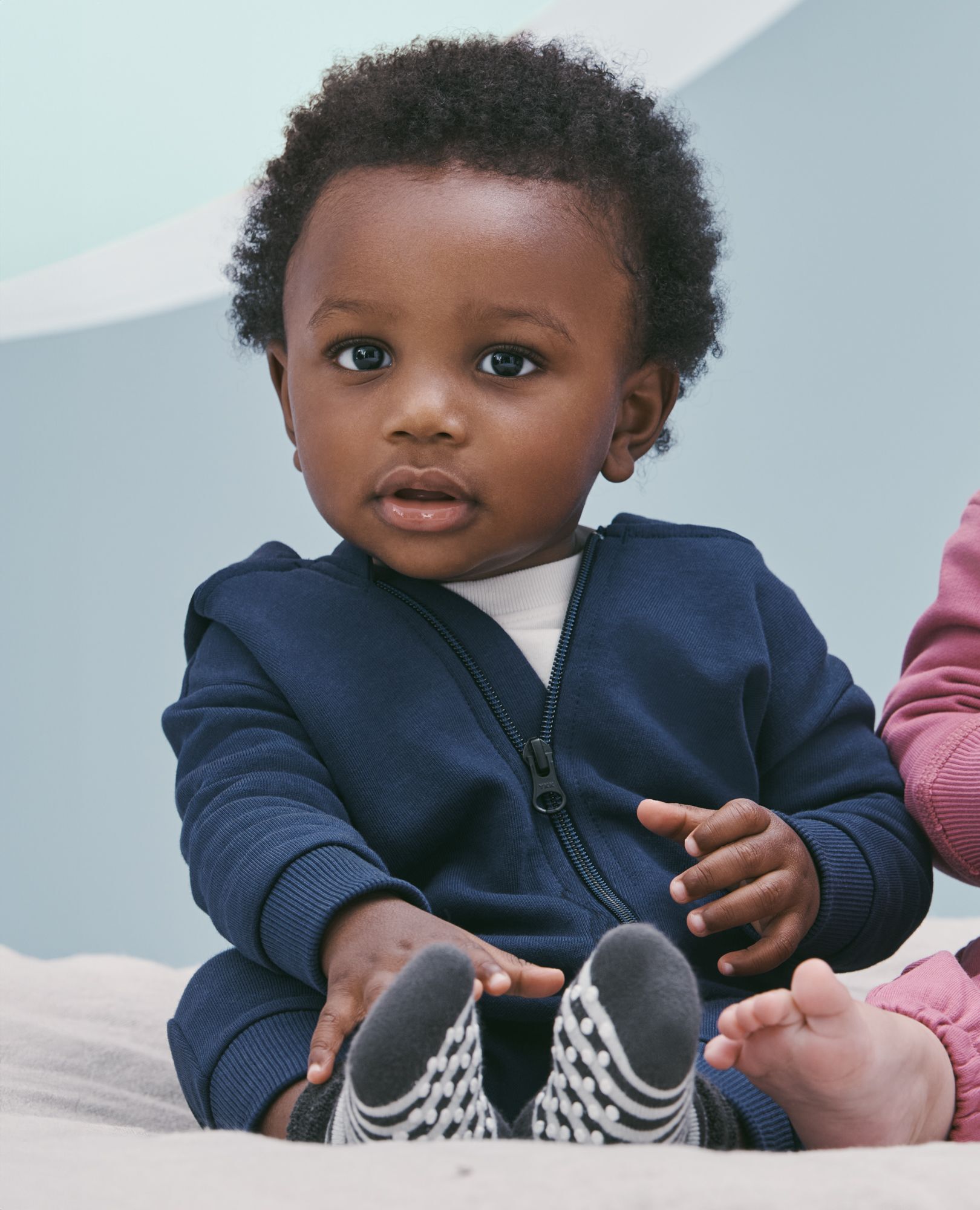Baby French Terry Hooded Romper