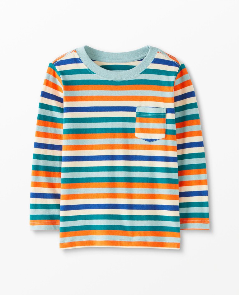 Striped Long Sleeve Tee In Cotton Jersey | Hanna Andersson
