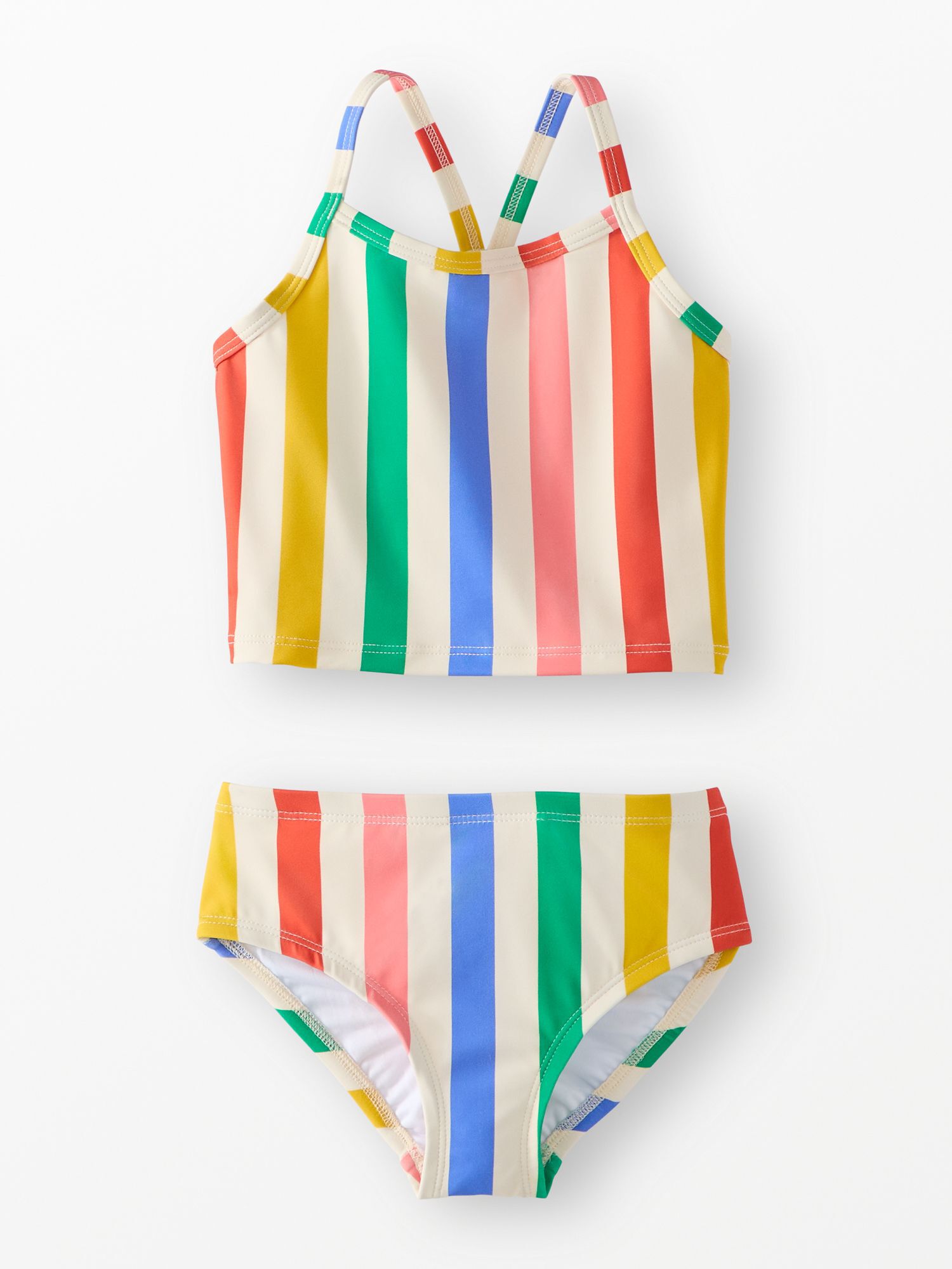 Two-Piece Swimsuit in Ecru Multi Stripe - main
