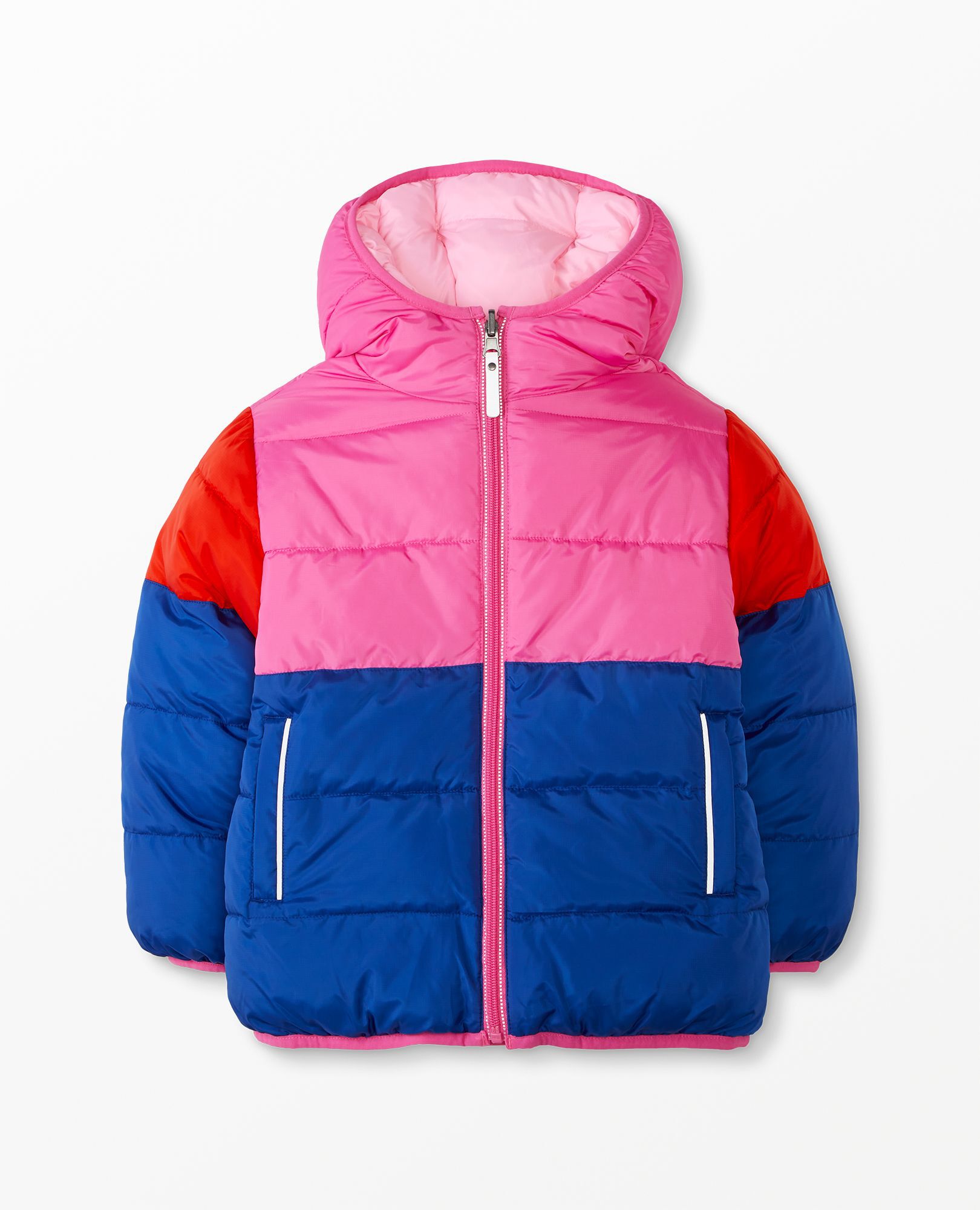 Colorblock Reversible Puffer Jacket Hanna Andersson Hanna Me Downs