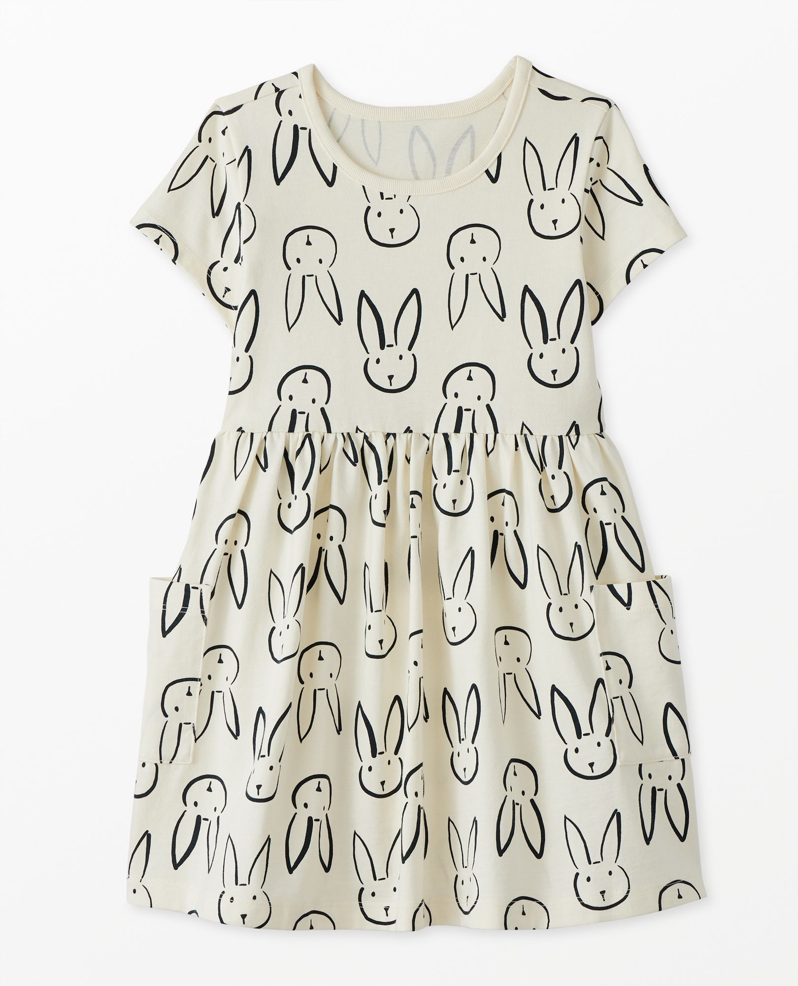 Black and white deals easter dress