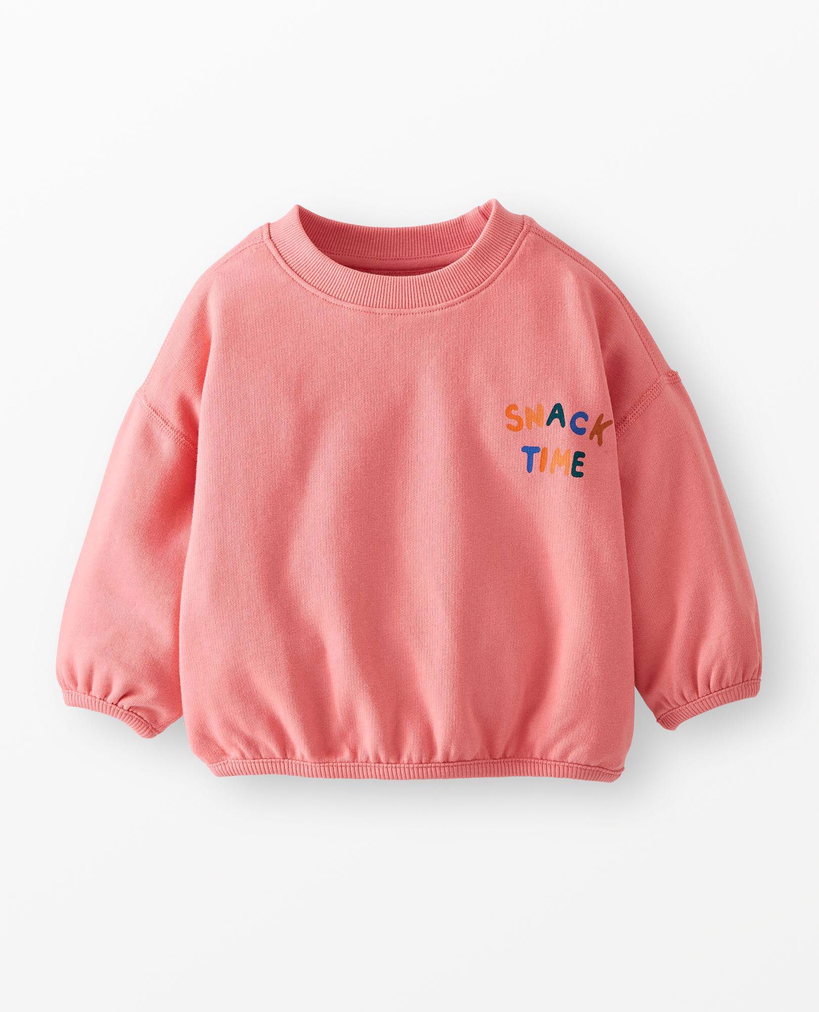 French Terry Sweatshirt in Snack Time on Pomelo - main
