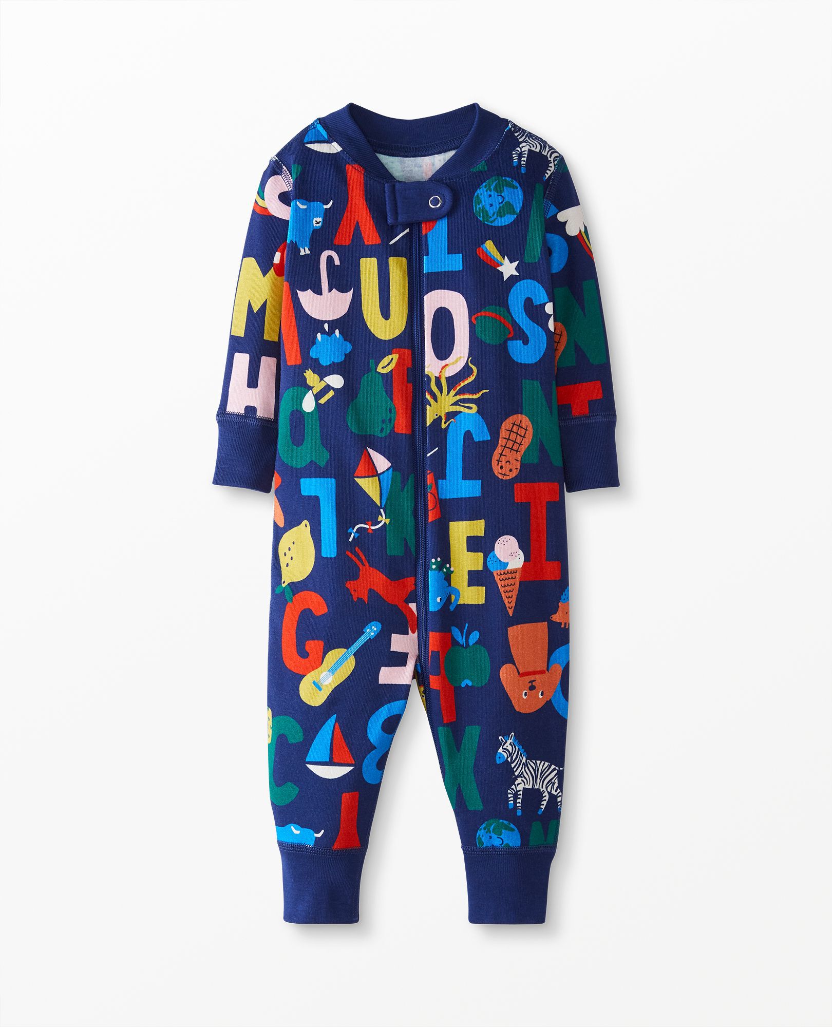 NEW HANNA ANDERSSON Baby Boy Blue Igloo One Piece Pajamas 6-9 months Size 60 
