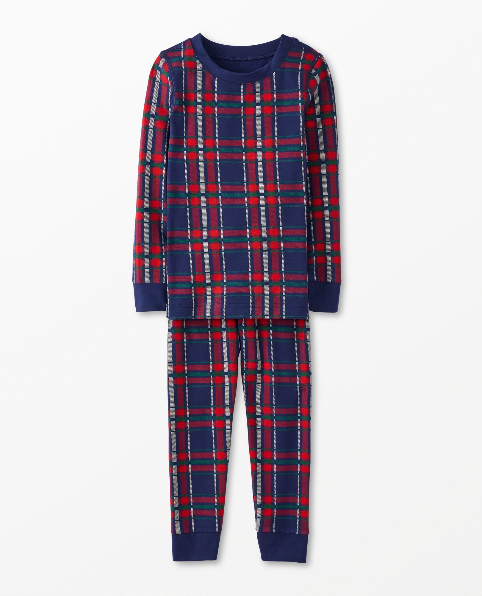 Kids Holiday Long John Pajama Set in HannaSoft