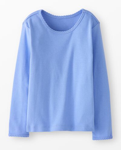 Long-Sleeve Ribbed T-Shirt in Grapemist - main