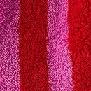 Marshmallow Fleece Jacket in Rich Red/Purple Orchid - swatch