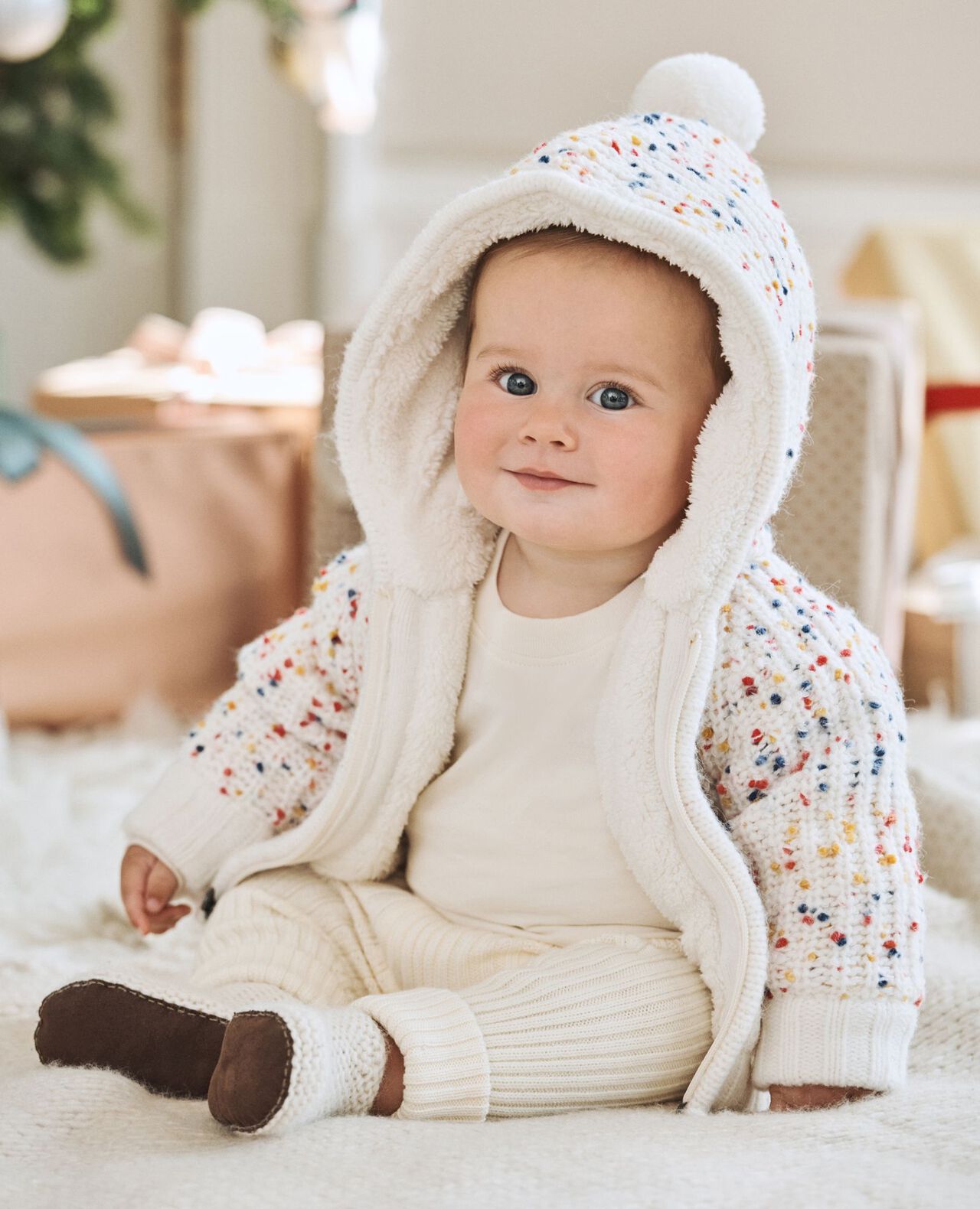 Baby Sweater Jacket in Multi - main