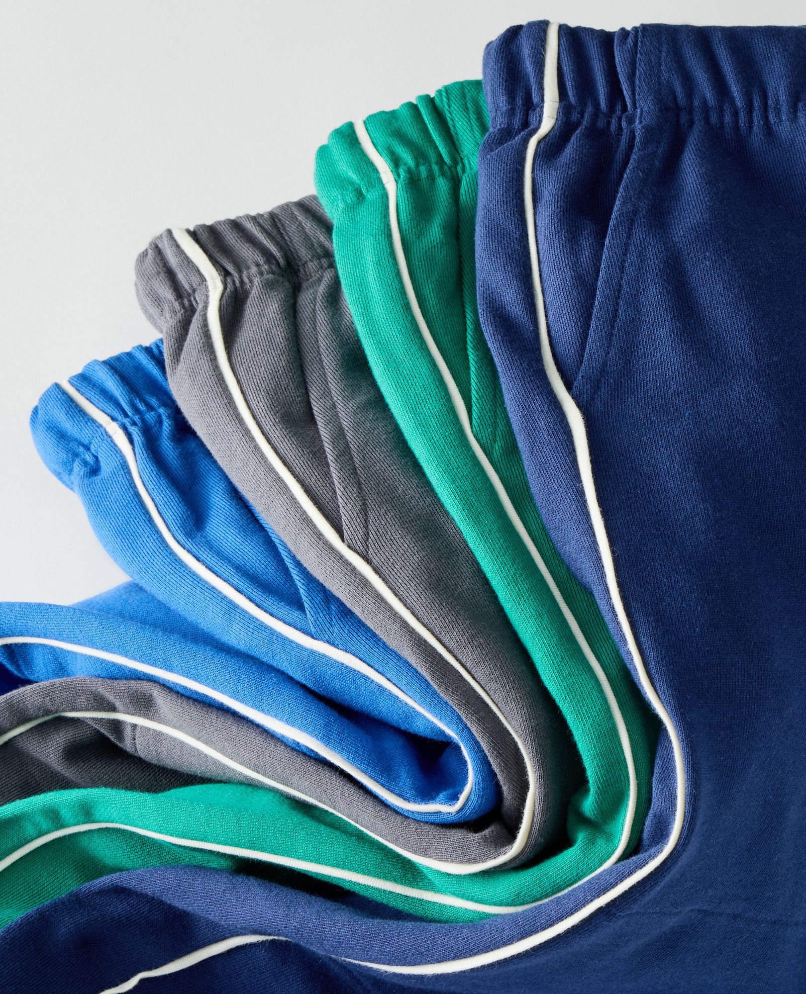 Slim Fit French Terry Double Knee Sweatpants in Gumdrop Green - main