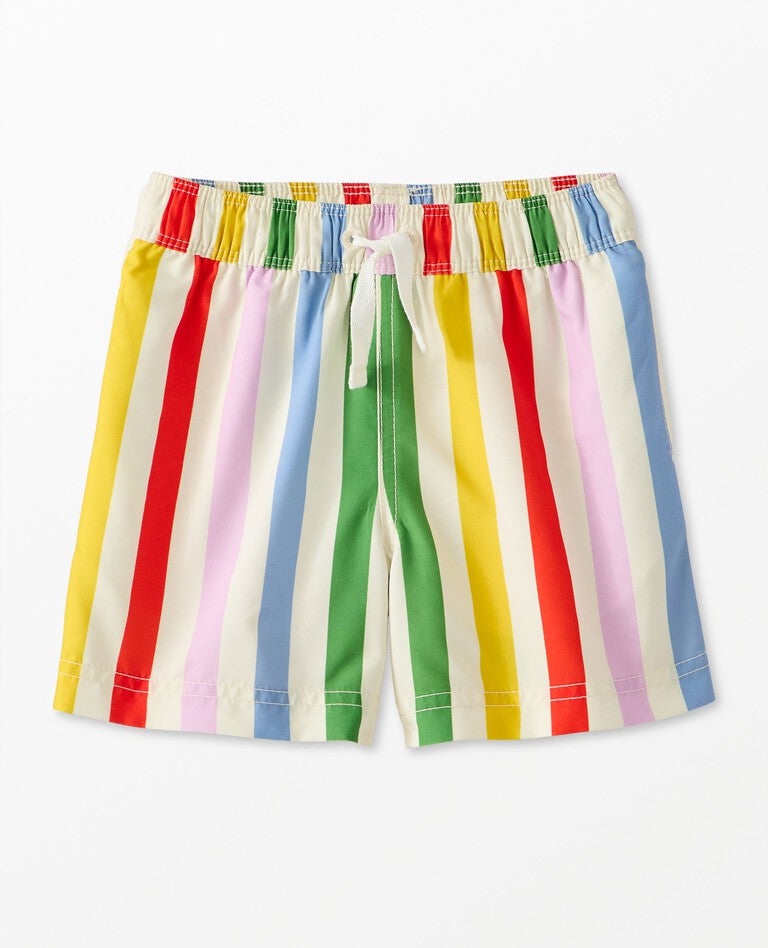 Swim Trunks in Rainbow Stripe - main