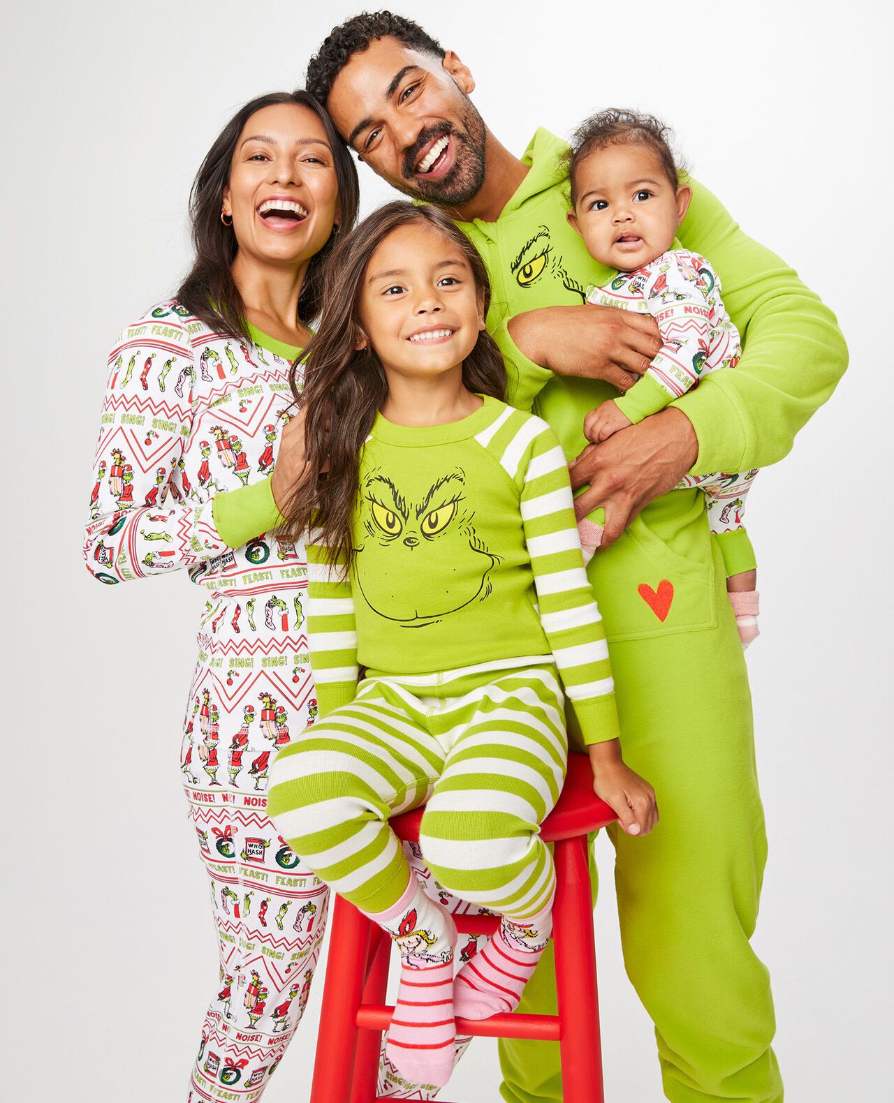 Adult Dr. Seuss Grinch Costume Fleece Jumpsuit in Grinch - main