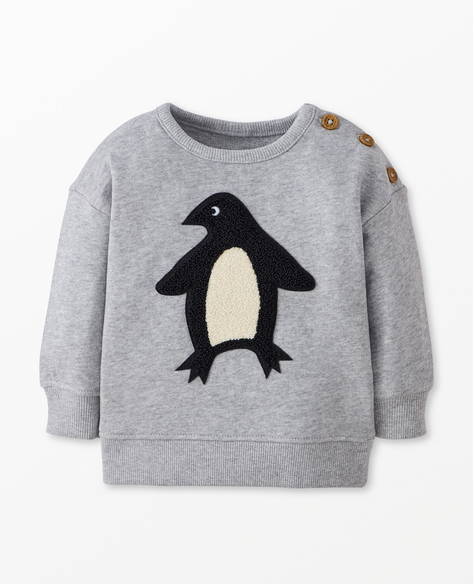 Baby French Terry Embroidered Sweatshirt