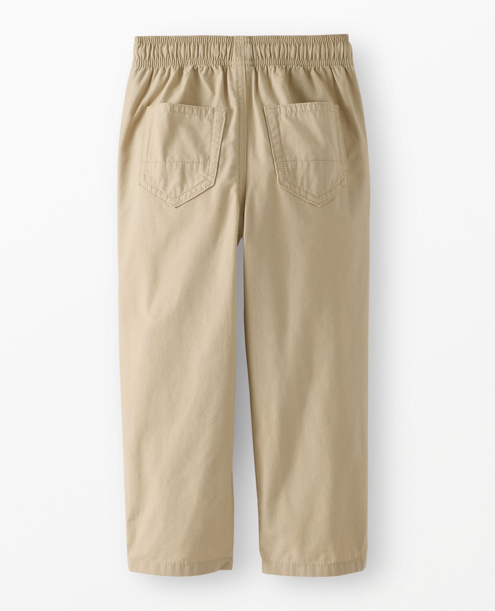Canvas Pull-On Pants in Pale Khaki - main