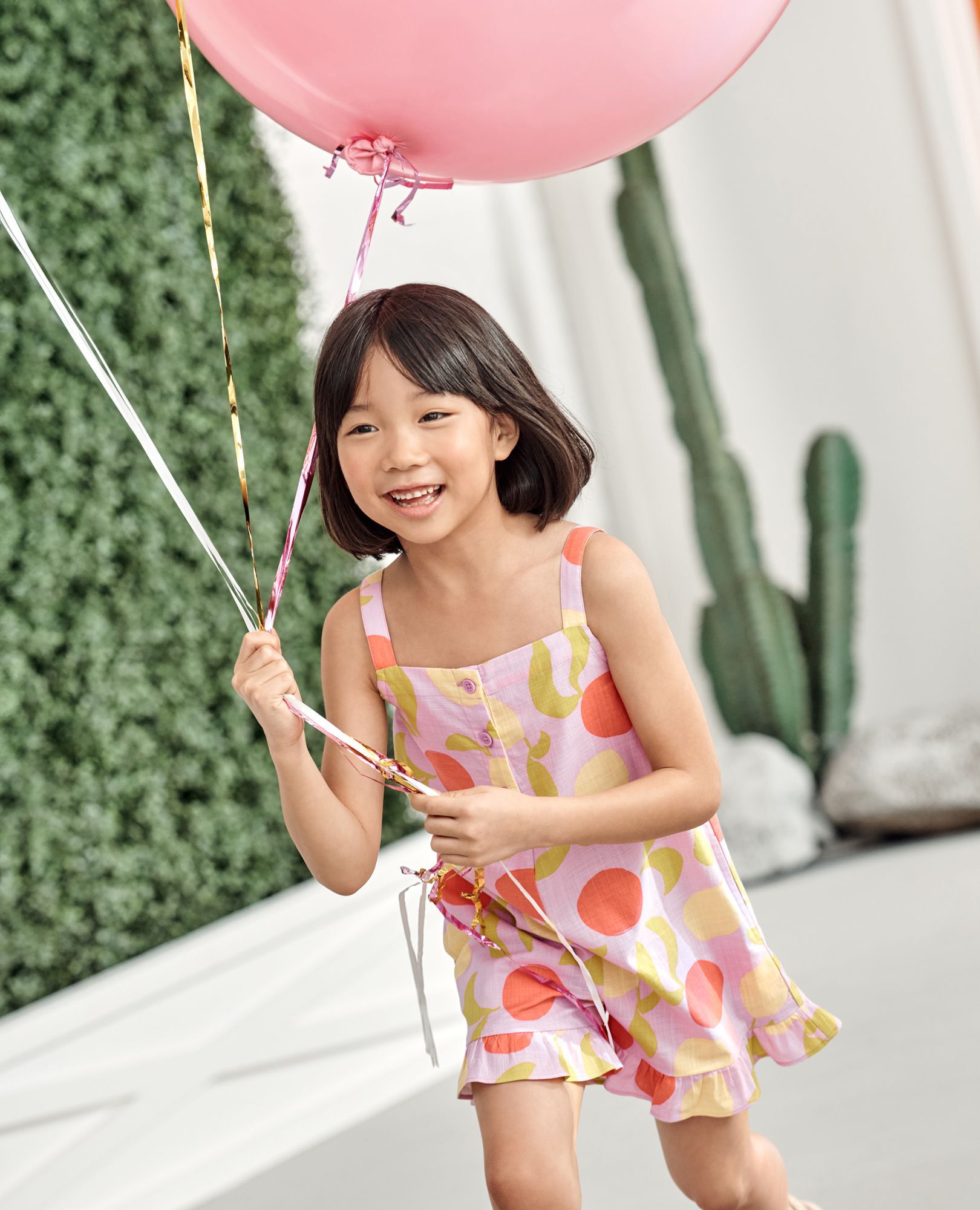 Sleeveless Poplin Flutter Shorts Romper | Hanna Andersson