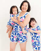 Floral Fronds Matching Family Pajamas in  - main