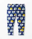 Baby Wiggle Pants In Organic Cotton in Hedgehogs on Navy - main