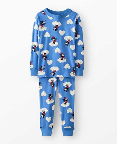 Disney Mickey Mouse HannaJams™ Pajama Set in Mickey Minnie Cupid Blue - main