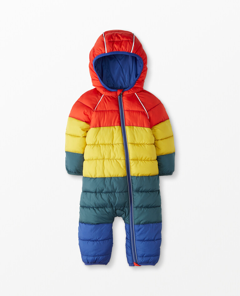 Recycled Insulated Full Zip Snowsuit in Multi - main