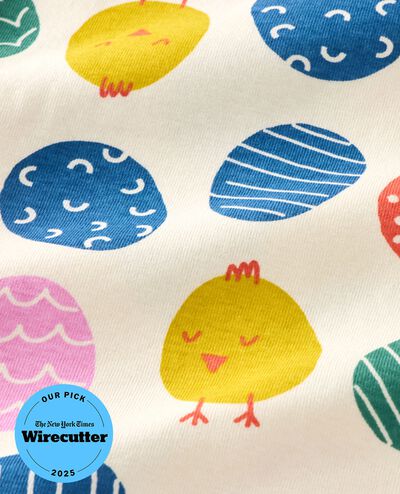 Long John Pajama Set in Easter Eggs - main