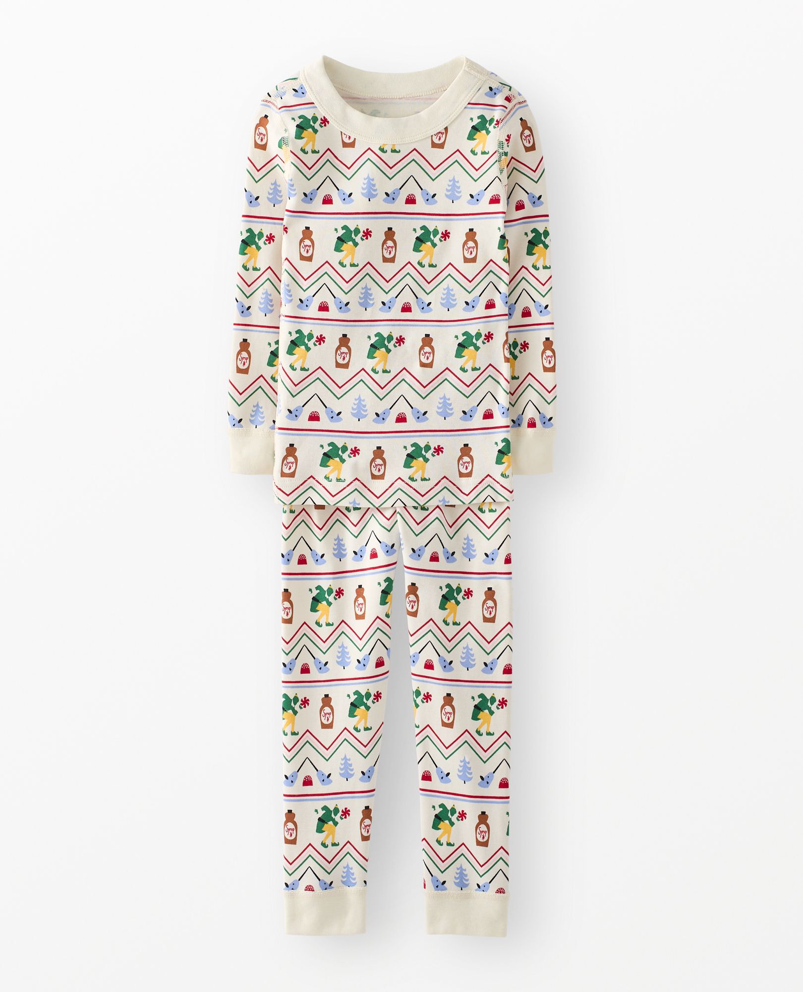 Elf™ HannaJams™ Pajama Set in Elf Fairisle - main